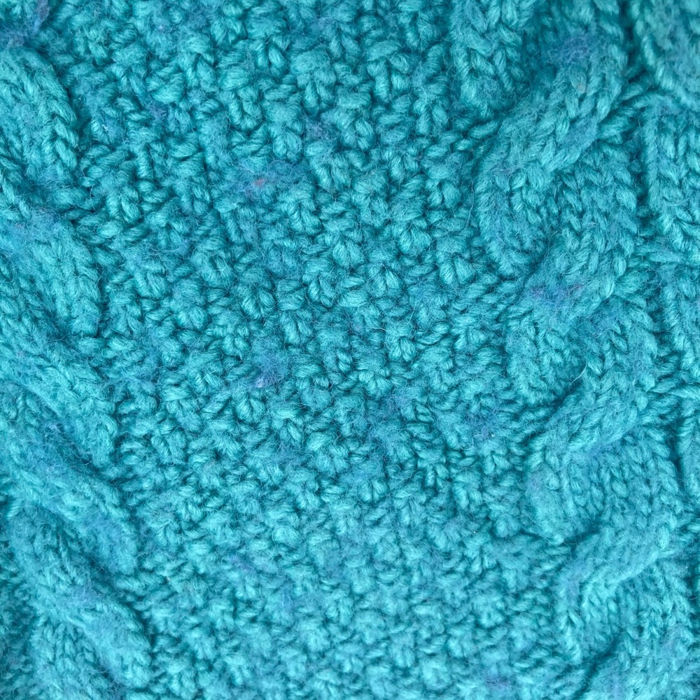 Hollister wool blend green purple sweater - Picture 7 of 12